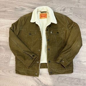 Levi’s Type 1 Corduroy Sherpa Trucker Jacket